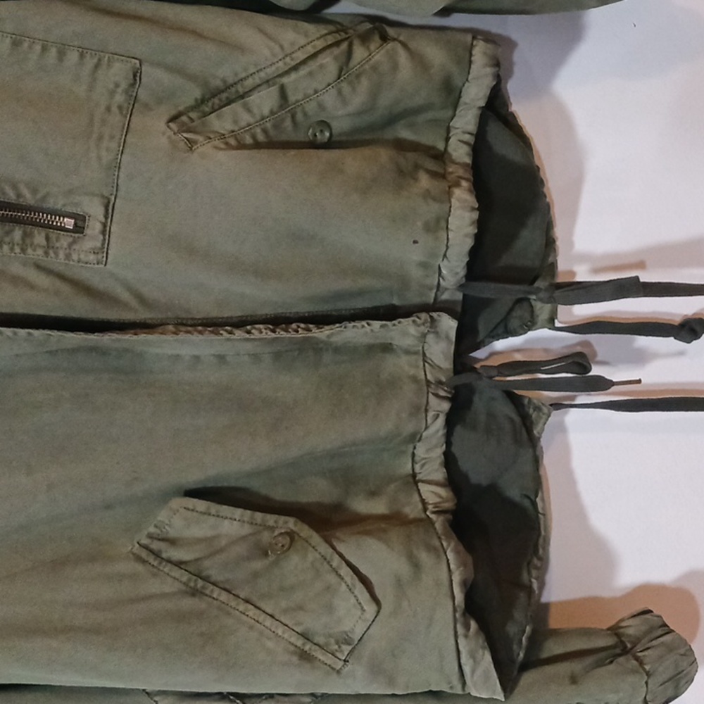 Young Fabulous and Broke Army Green Bomber Jacket sz S - Picture 5 of 14